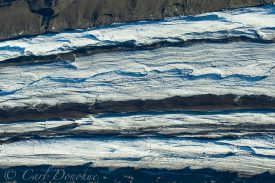Aerial view of Gates Glacier, near Kennicott.
