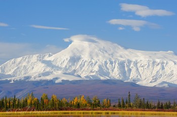 Mount Sanford, Wrangell-St. Elias National Park and Preserve, Alaska.